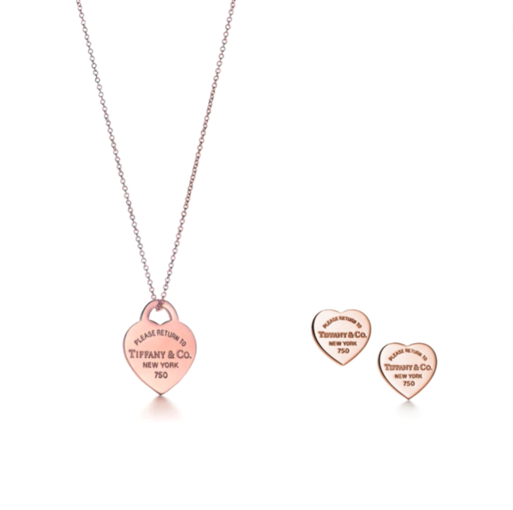 Tiffany set collar y aretes