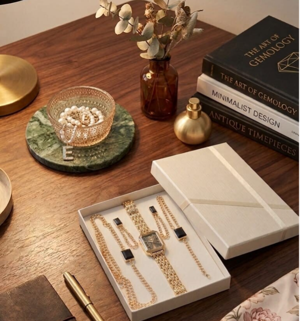 Conjunto de Joyería de mujer Negro Onix - Regalos