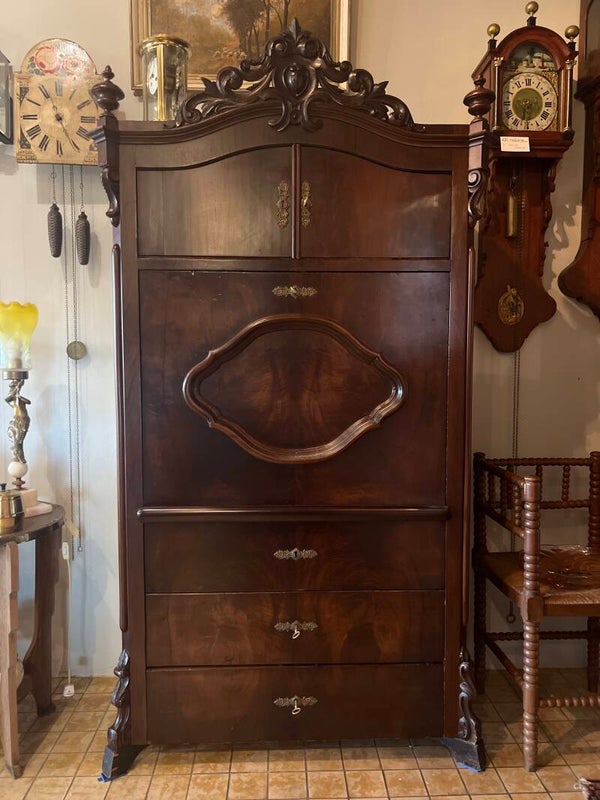 M19: Antiek  Secretaire Louis Philippe