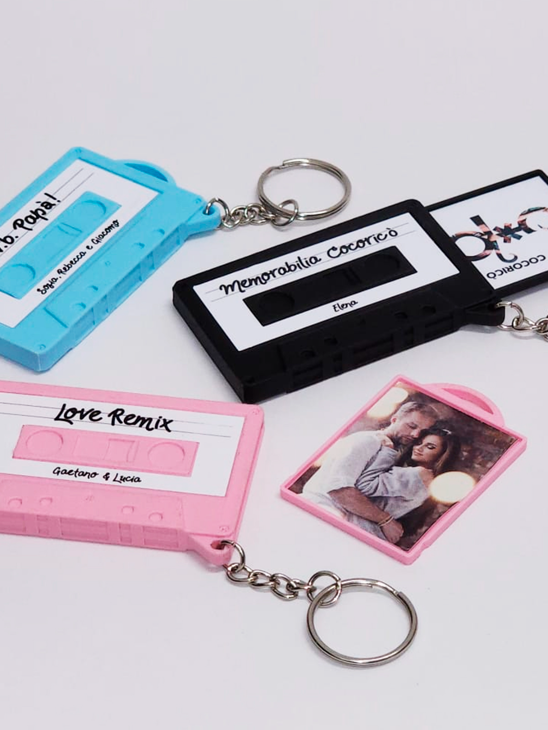 Llavero con foto - Casete