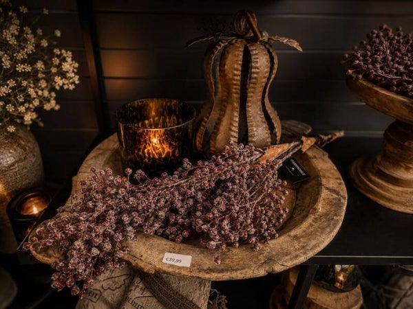 Mix- houten schaal met oren - per stuk 50 cm