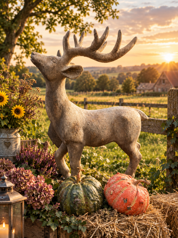 🦌✨ Een prachtig landelijk hert voor de sfeervolle dagen! ✨🦌