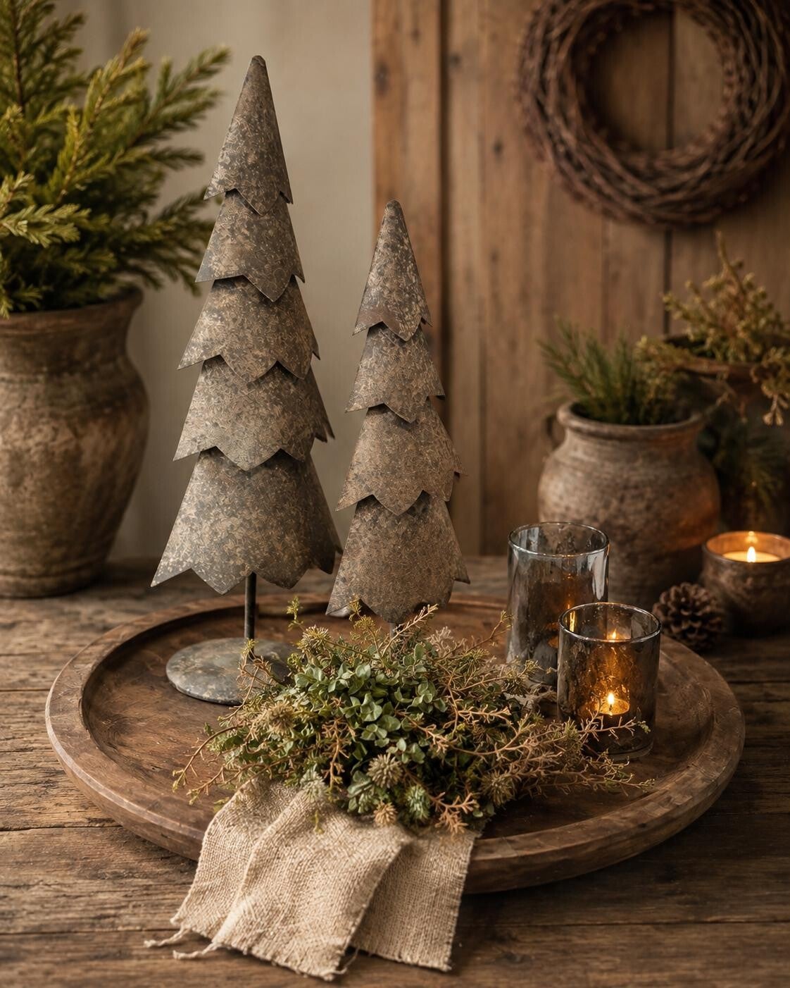 kerstbomen Lyle 2 maten L 47 cm hoog