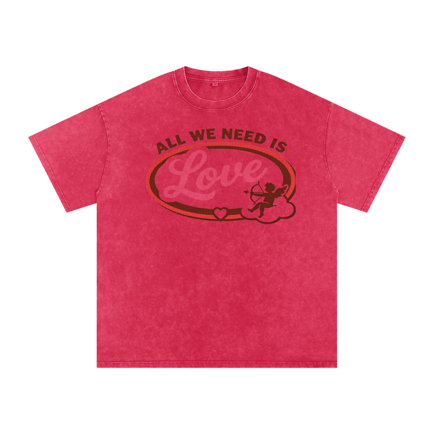 Red, All We need is Love Tee