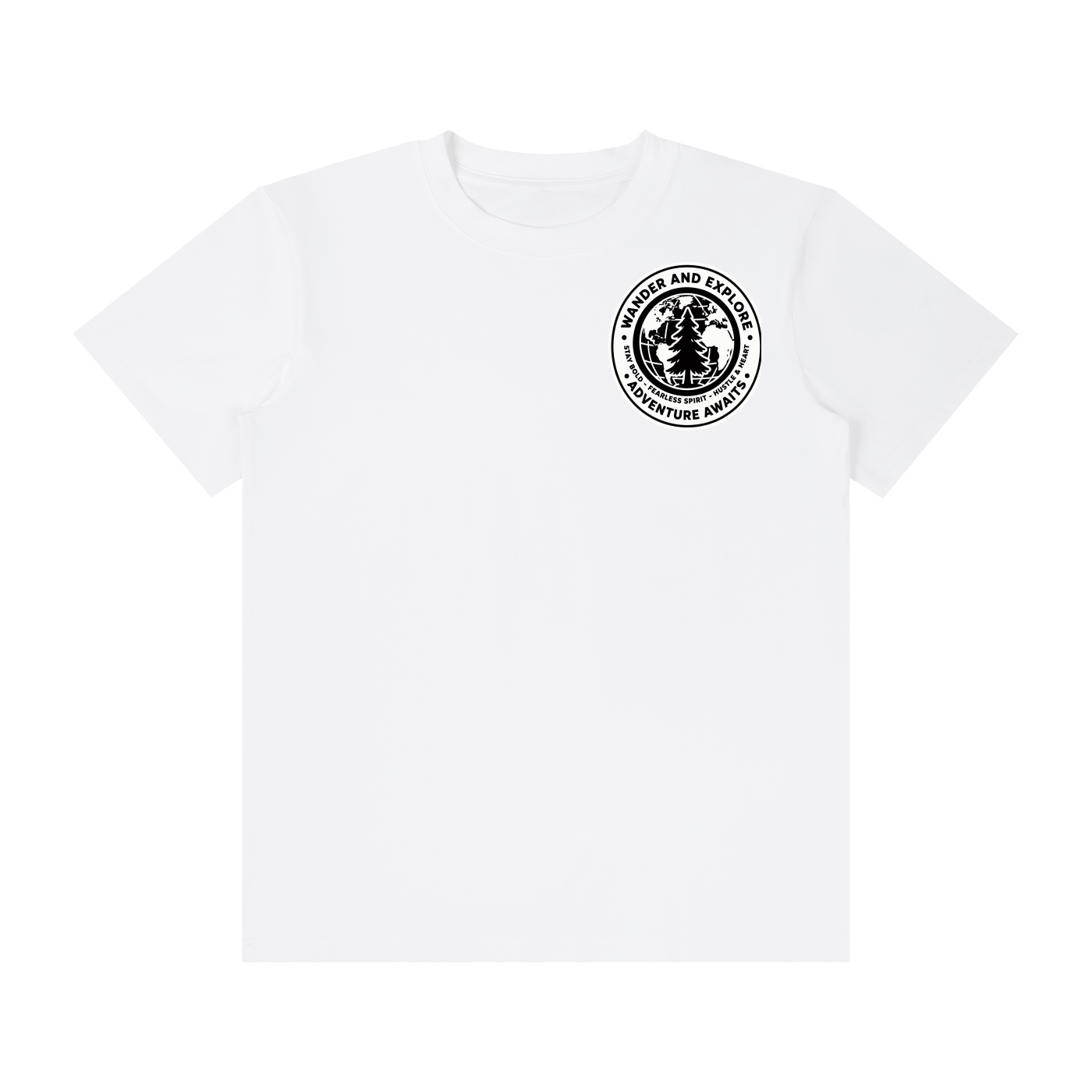 White Earthly Tee