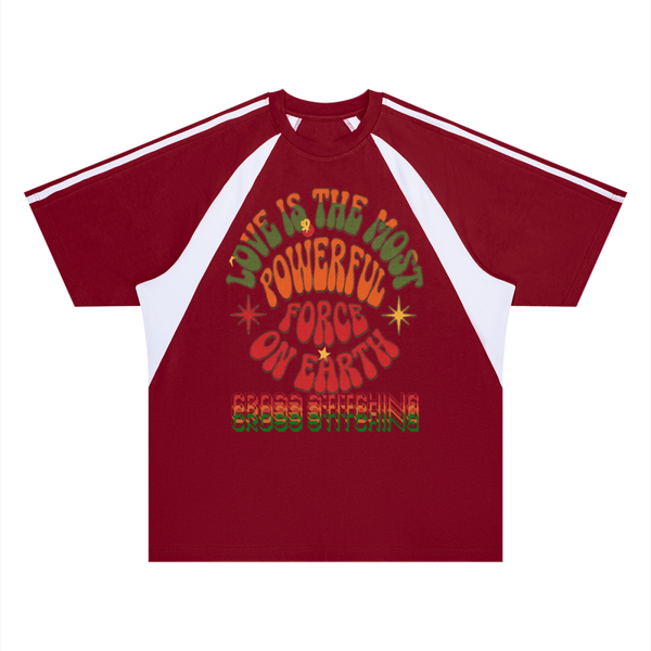 Dark Red Multiverse Peace Tee