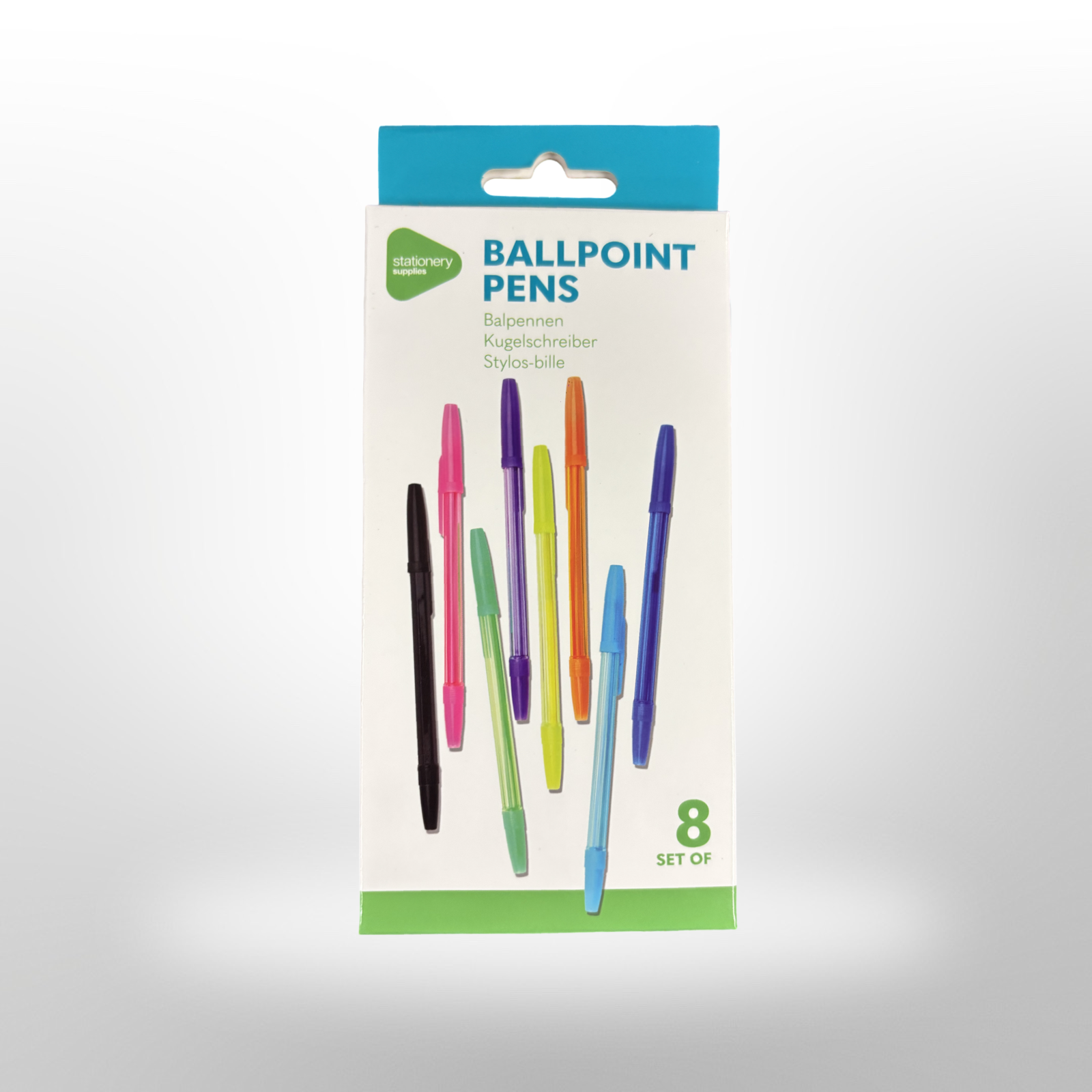 8 pak pennen kleurtjes