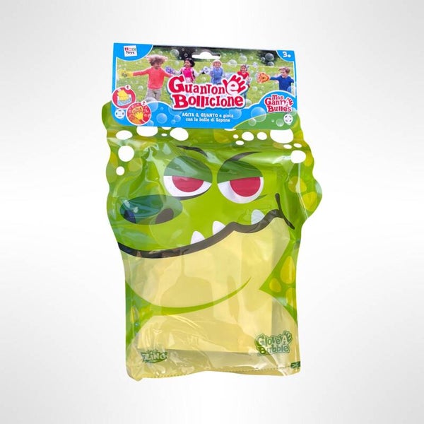 bellenblaas handschoen krokodil