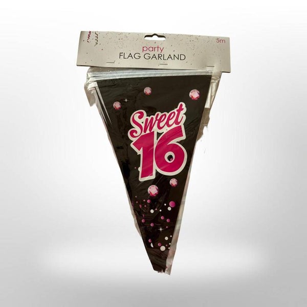 vlaggenlijn sweet 16