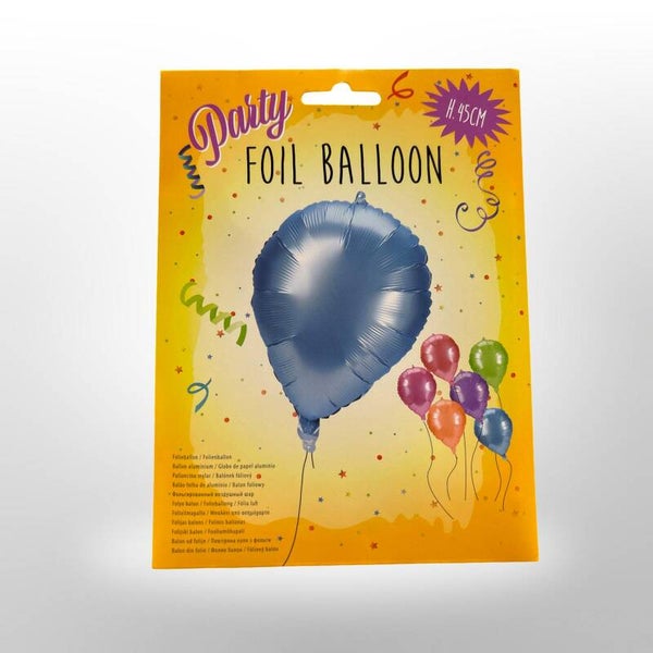 folieballon blauw