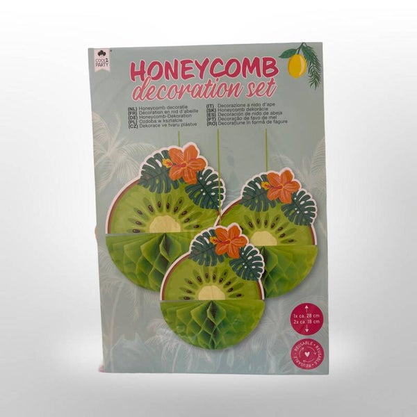 honeycomp decoratie set kiwi