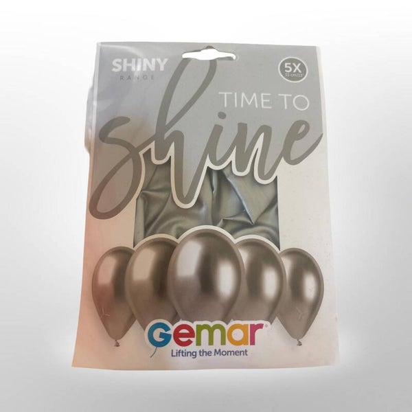 gemar ballonnen zilver