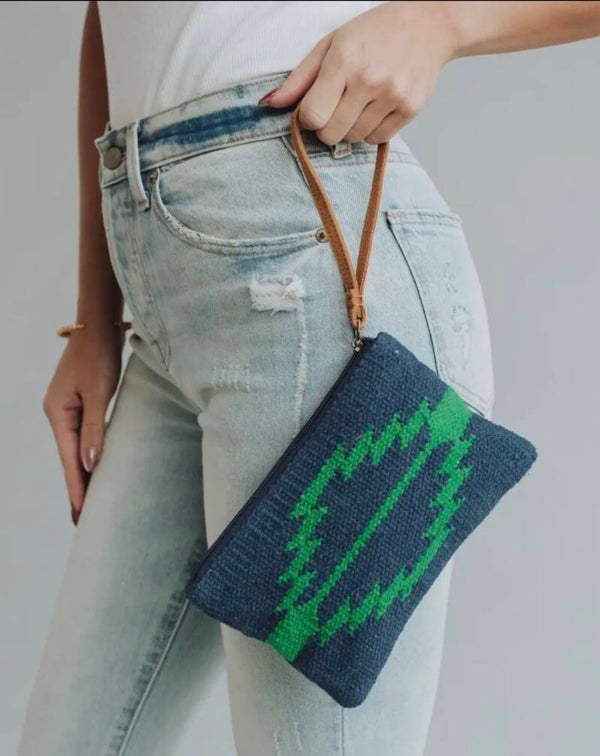 Pochette Azteco con cinturino