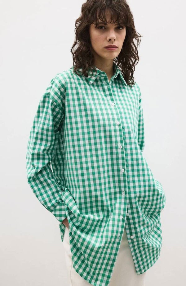 Camicia country over a quadri