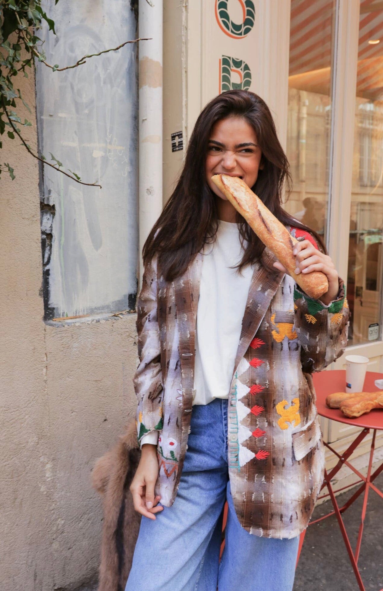 Blazer ricamato Cinnamon