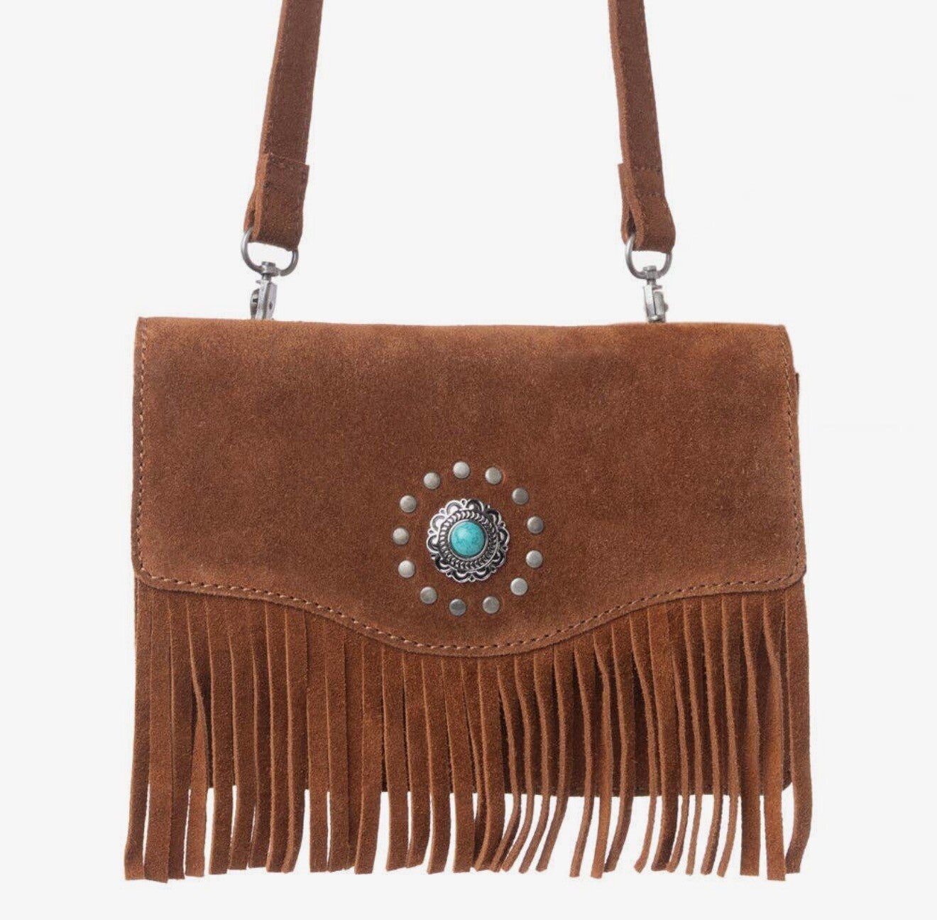 MYRA - Marsupio/ Borsa in pelle scamosciata Yellowstone Highland Range (Copia)