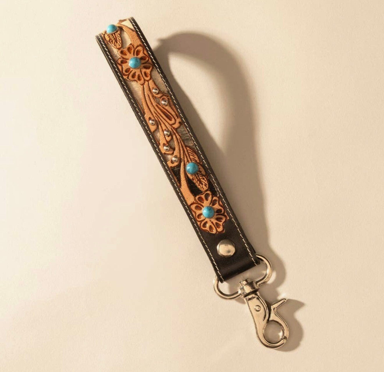 Charm River Glen Portachiavi in pelle Hairon