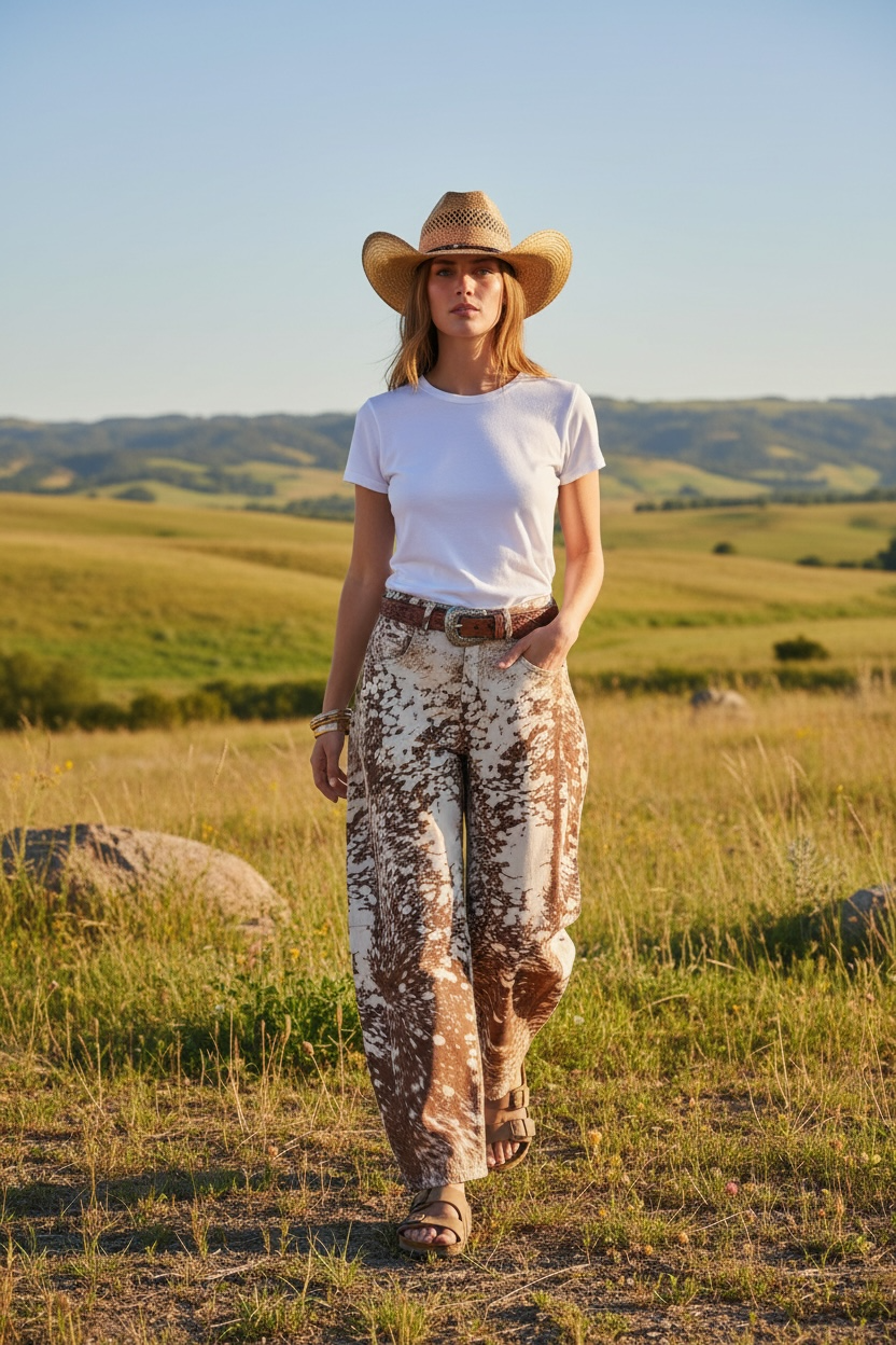 ÏULIA Jeans BARREL APPALOOSA