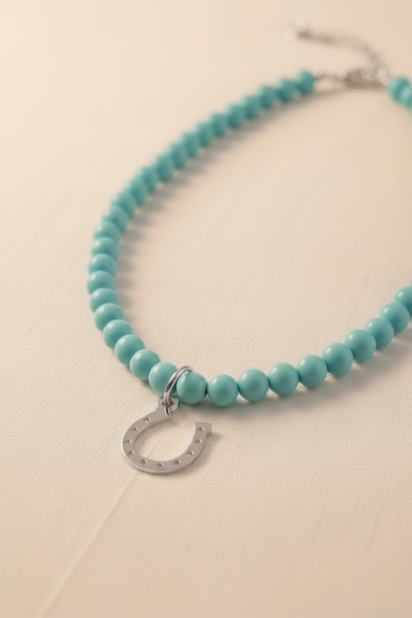 Collier HORSESHOE Bianco
