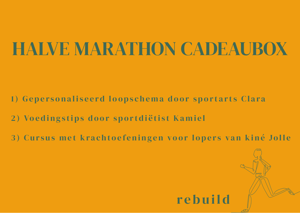 Tombola: halve marathon cadeaubox