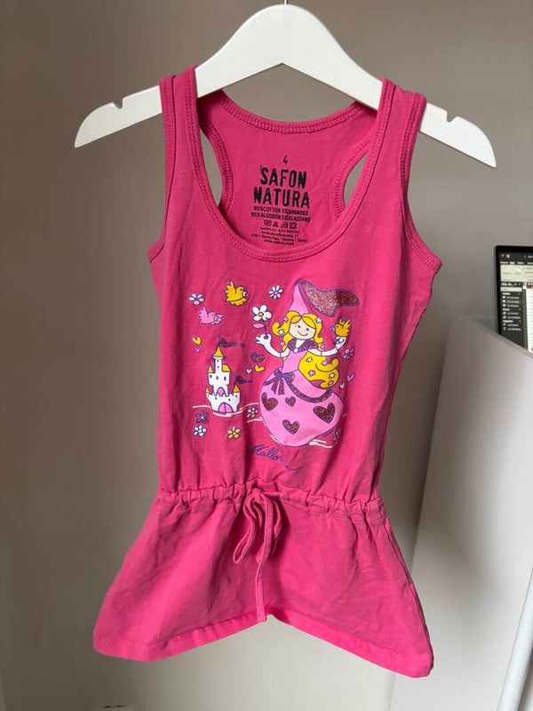 Roze mini-jurk