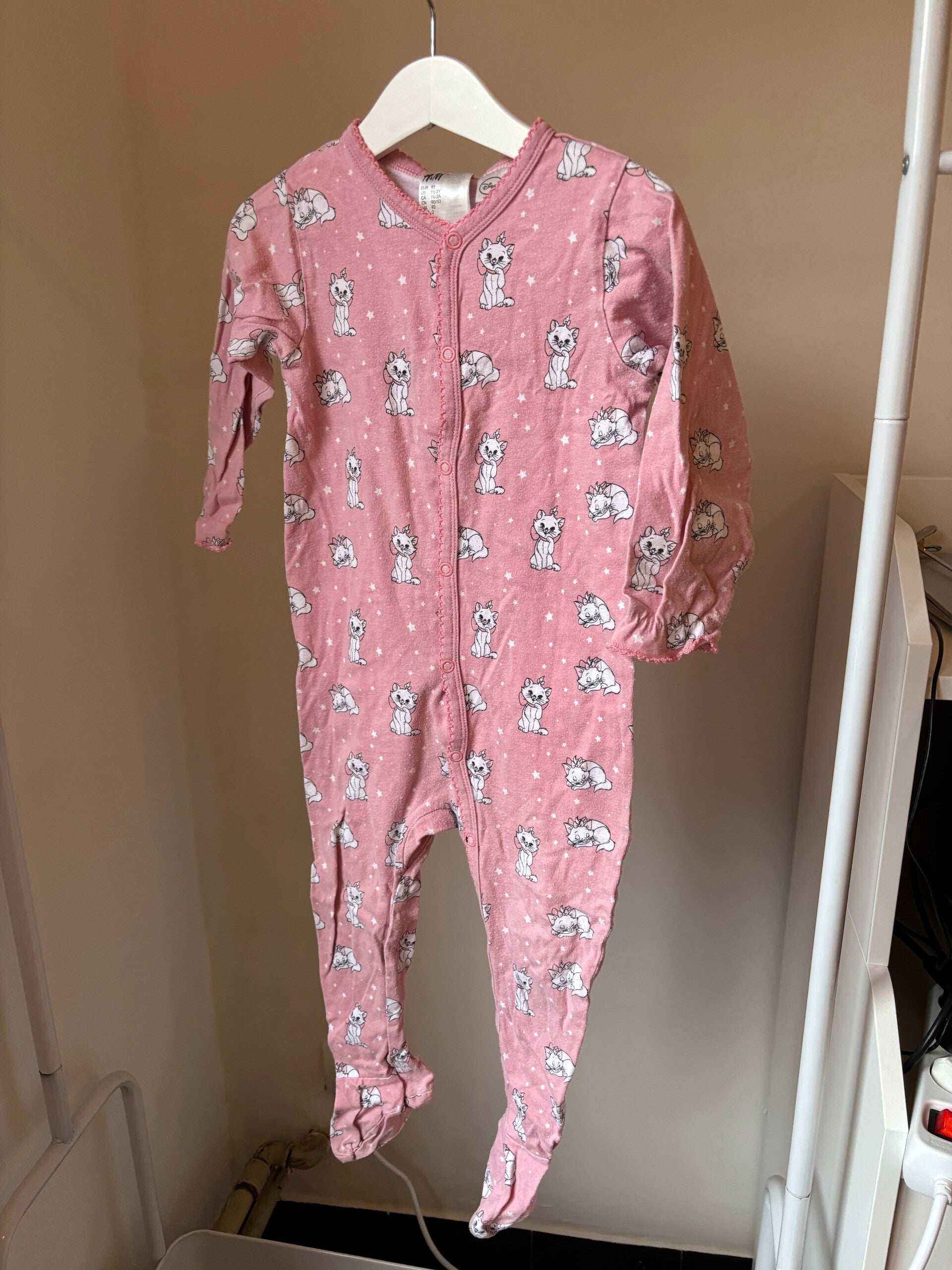 Roze eendelige pyjama Marie