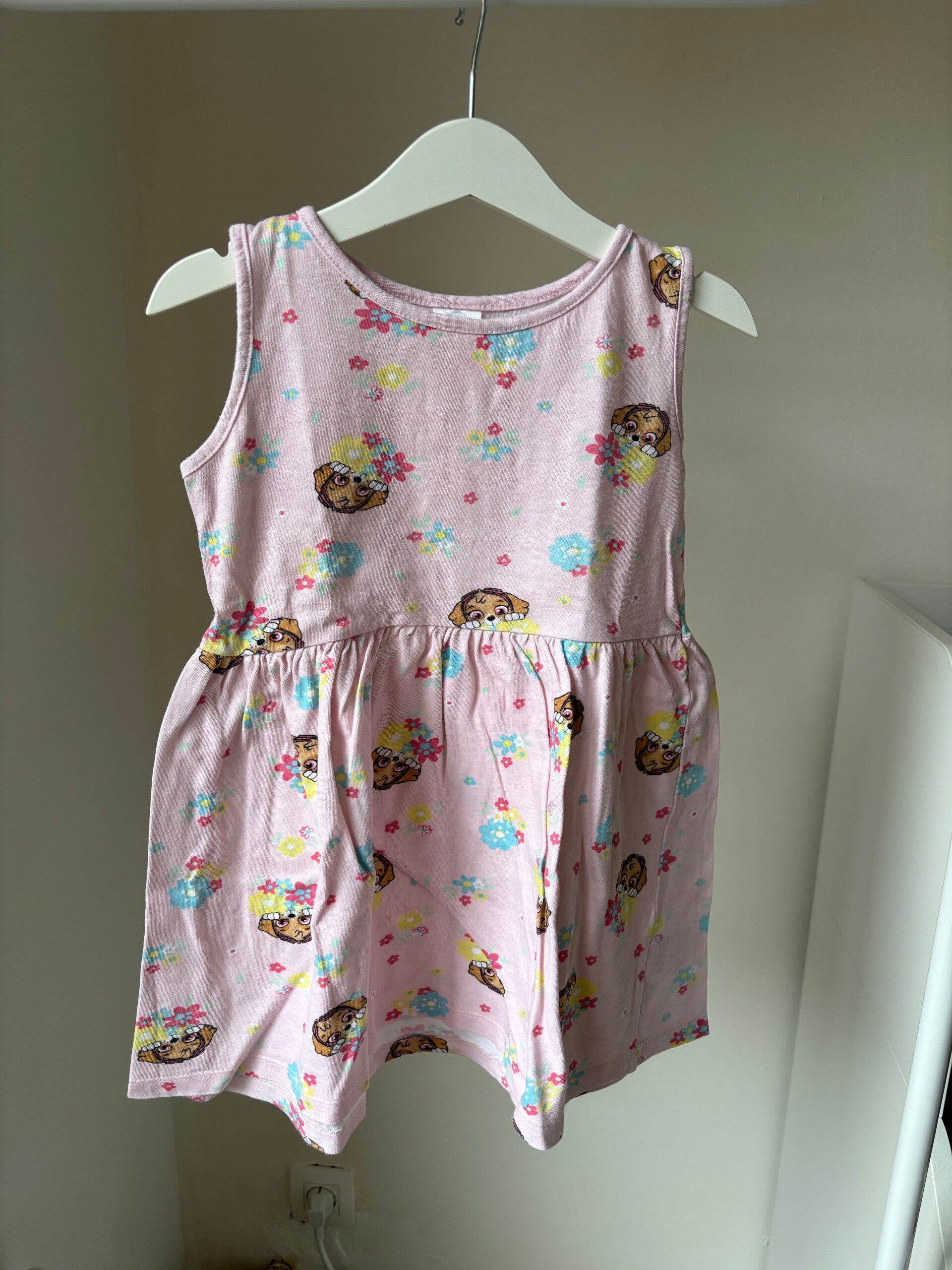 Lichtroze jurkje Paw Patrol