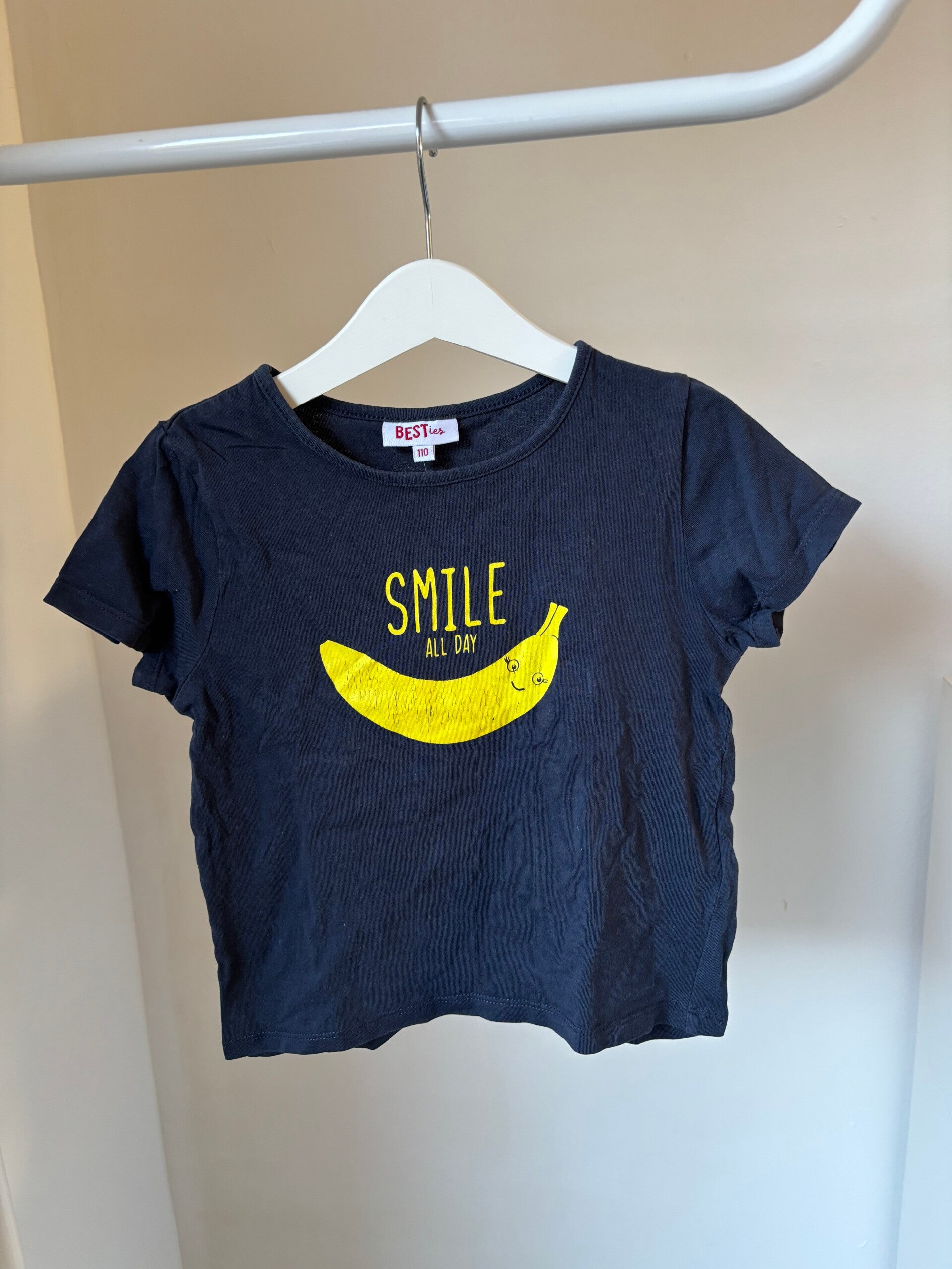 Marineblauwe t-shirt