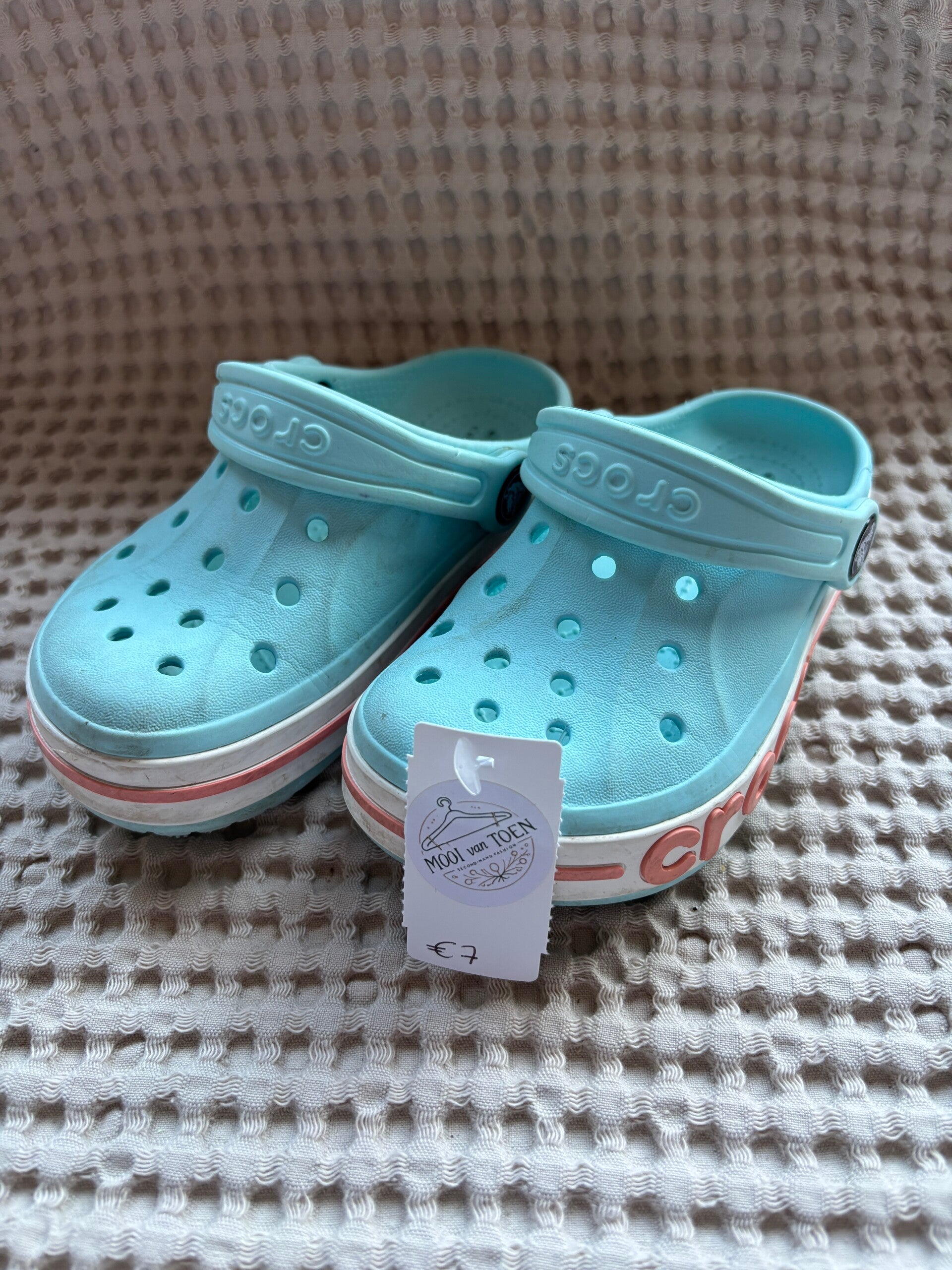 Lichtblauwe crocs | Maat 27/28