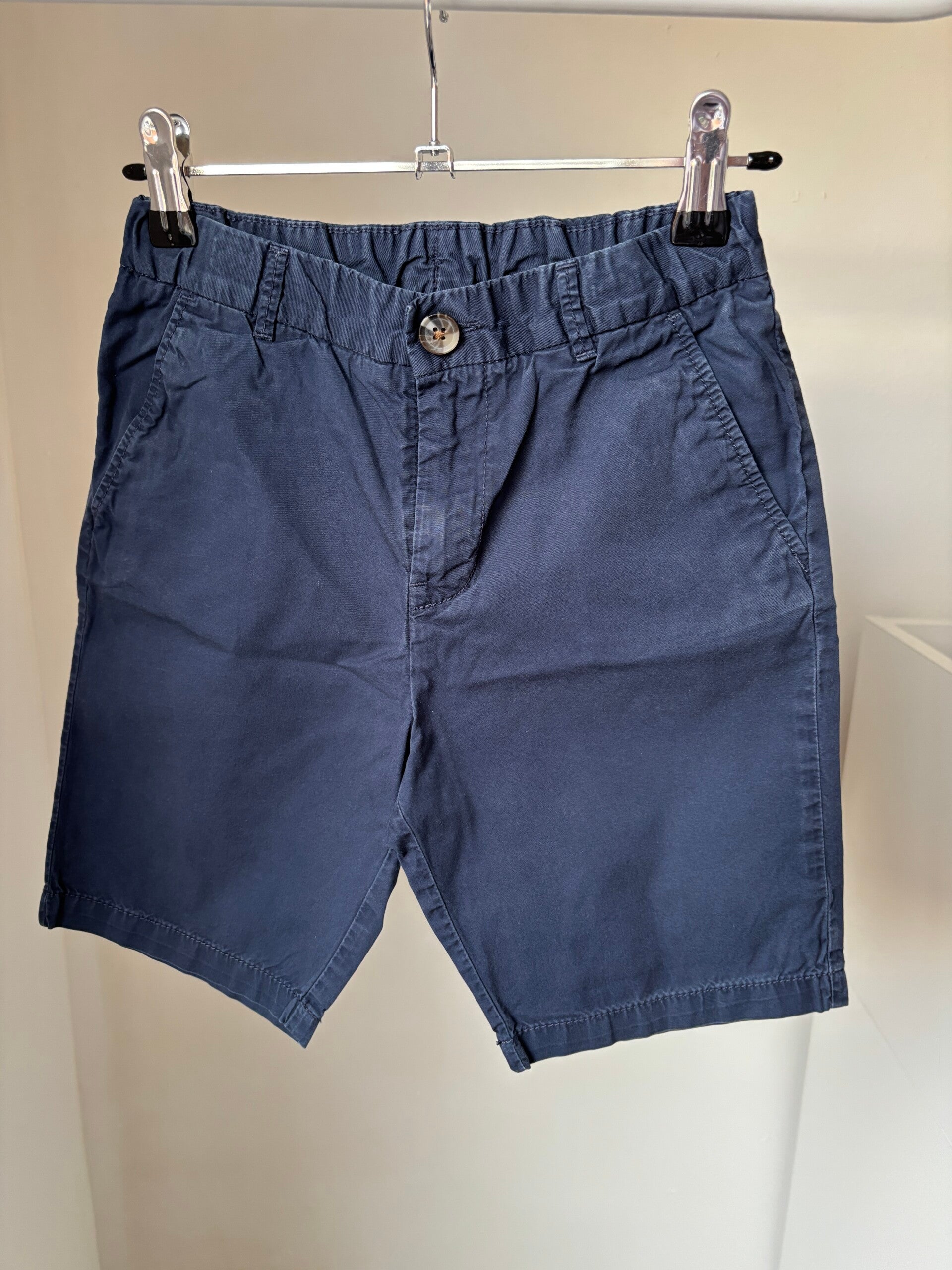 Marineblauwe jeansshort