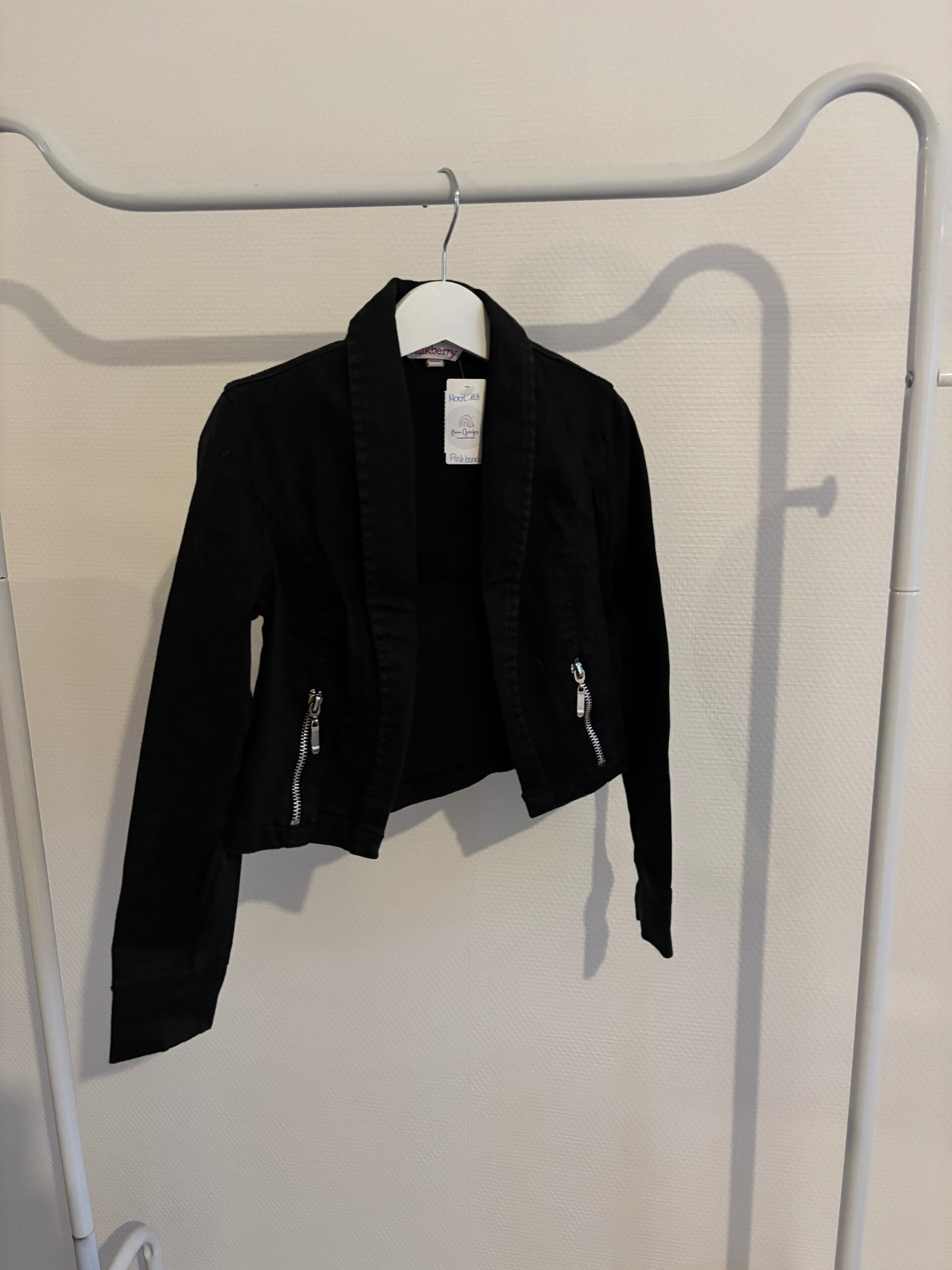 Zwarte vest Pinkberry