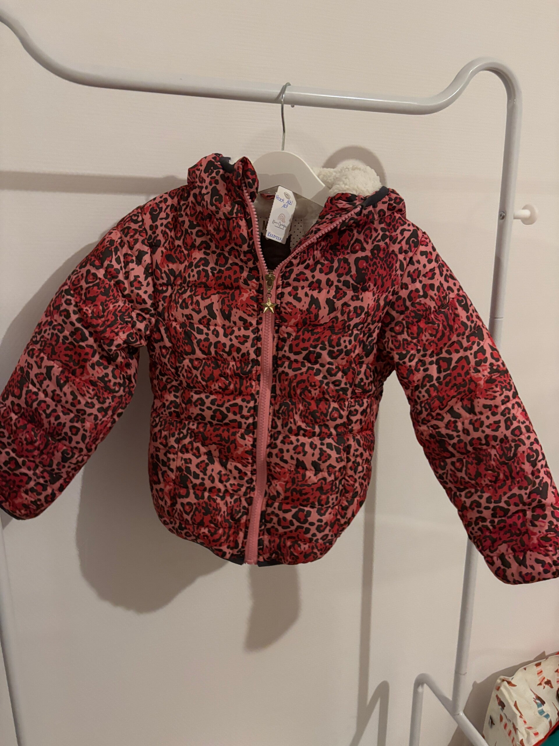 Roze panterwinterjas Zeeman