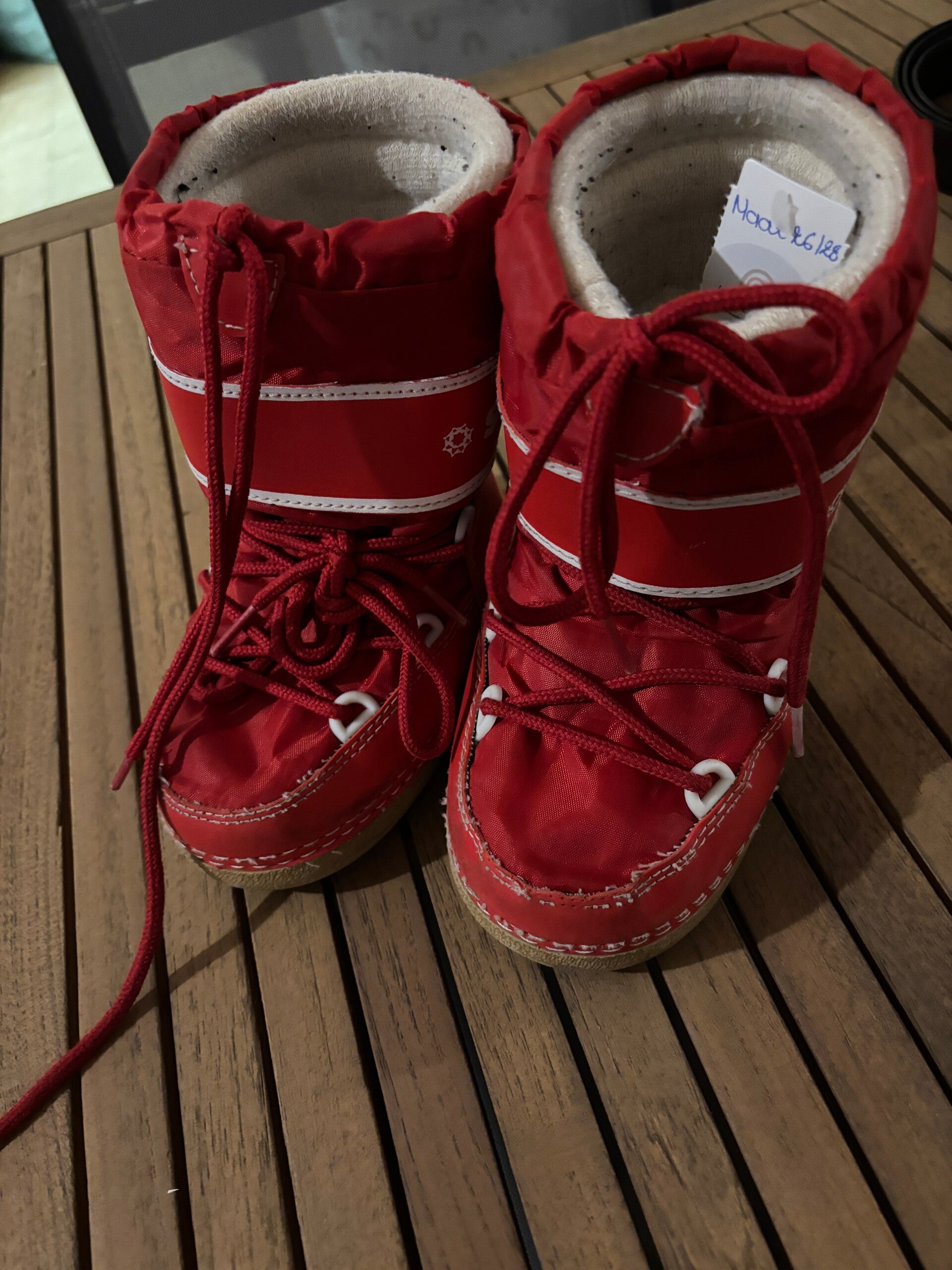 Rode sneeuwlaarzen Snow Boot