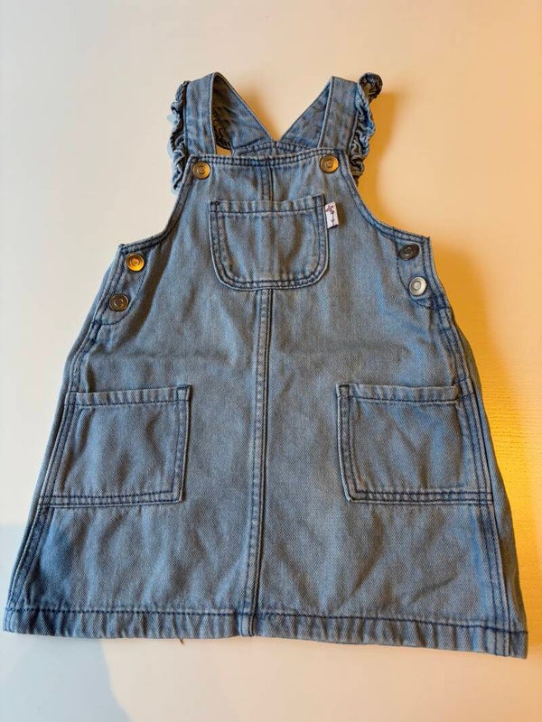 Jeansjurkje zonder mouwen