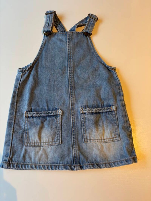 Jeansjurkje zonder mouwen