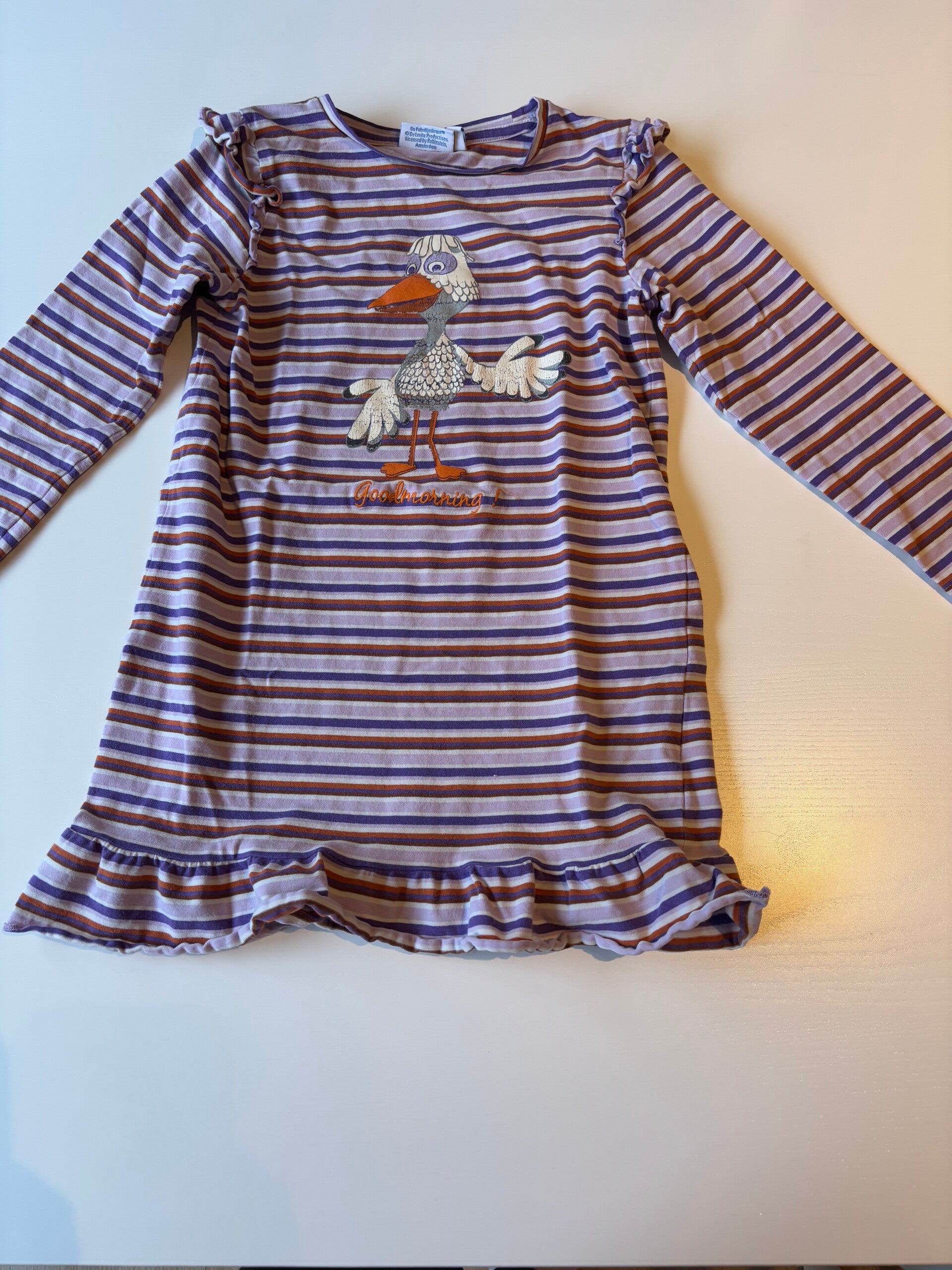 Lila gestreept nachtkleed