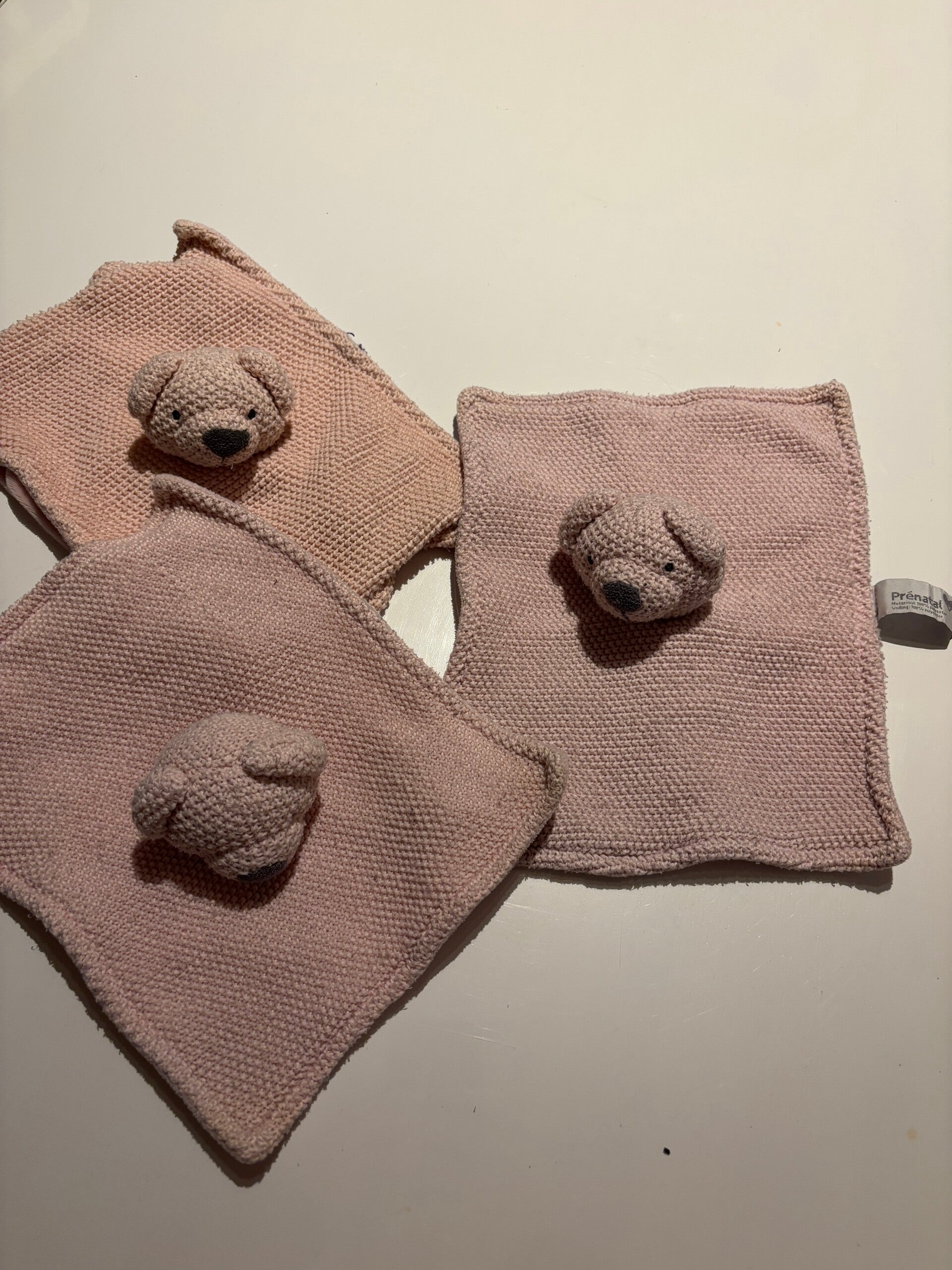 Lichtroze knuffeldoekje