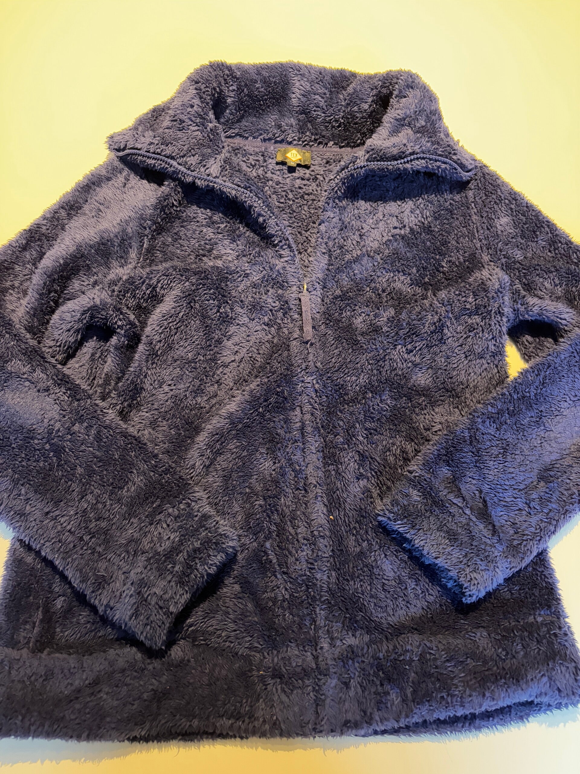 Marineblauwe wintertrui