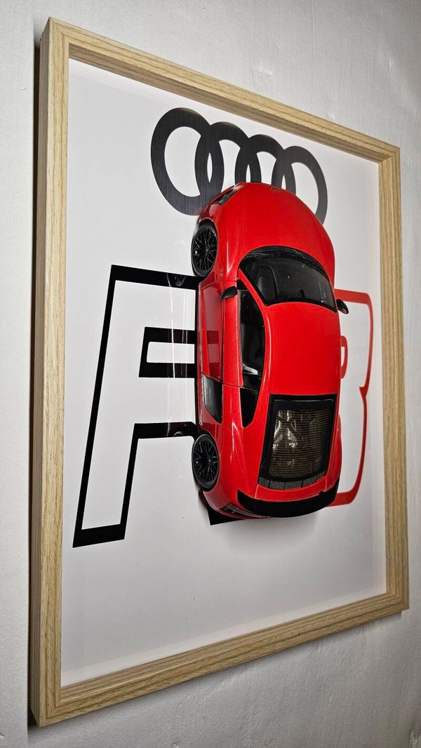 AUDI R8 V10 ROUGE