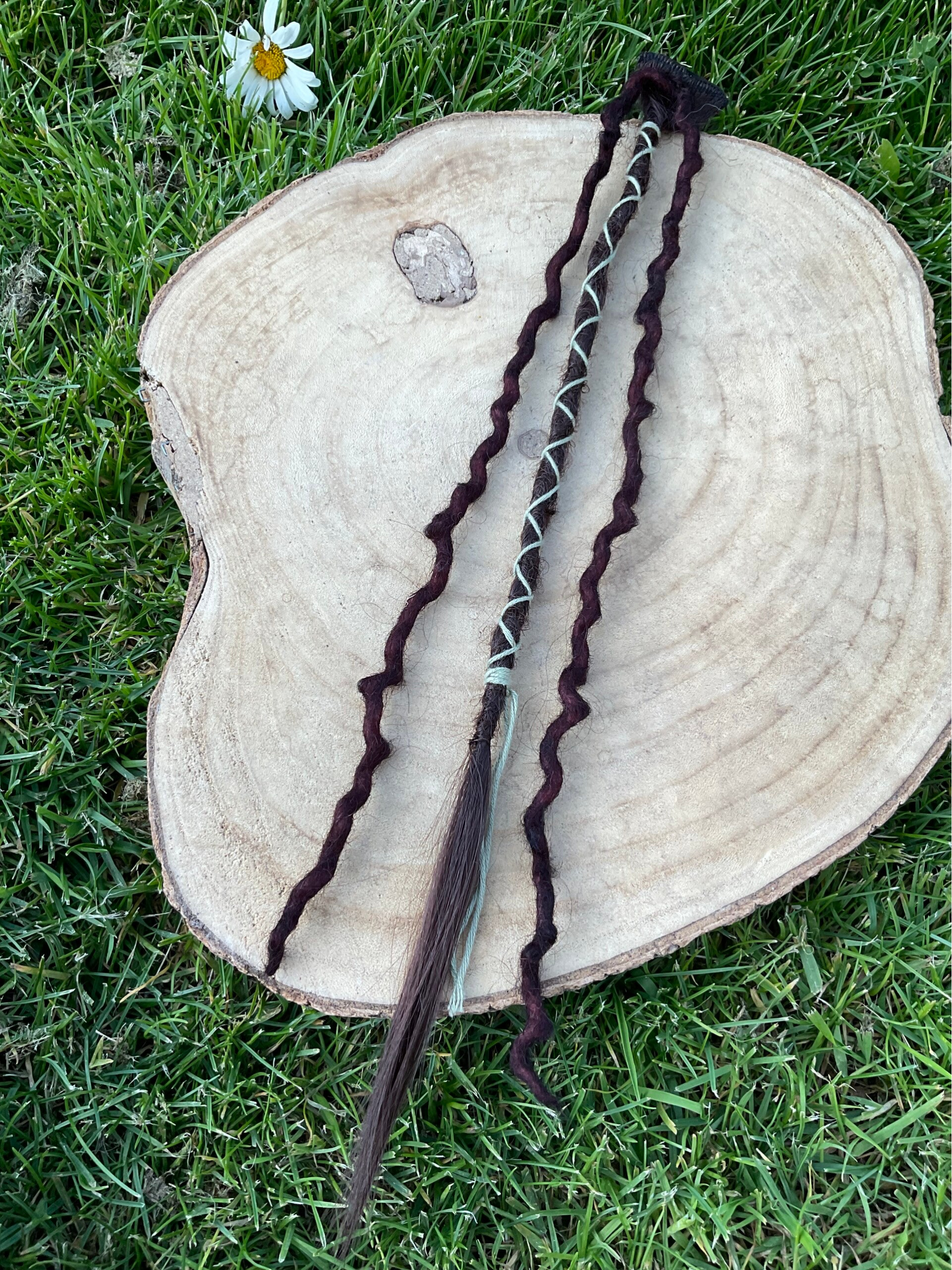 Dread Clip-in Dark Brown/Mahogany 5