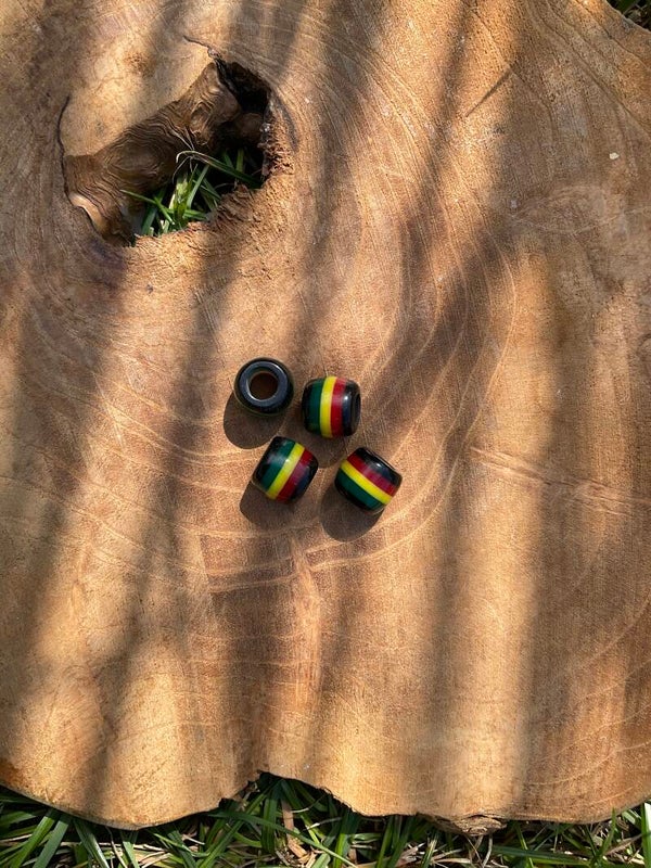 Dreadlock bead rasta 1