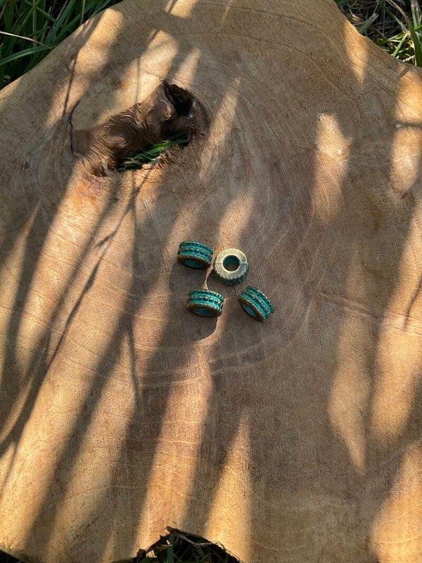 Dreadlock bead turkoise 5