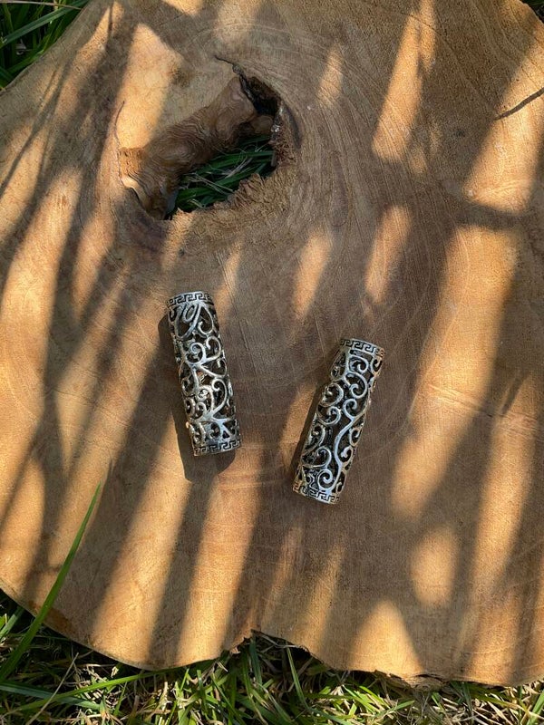 Dreadlock kraal zilver