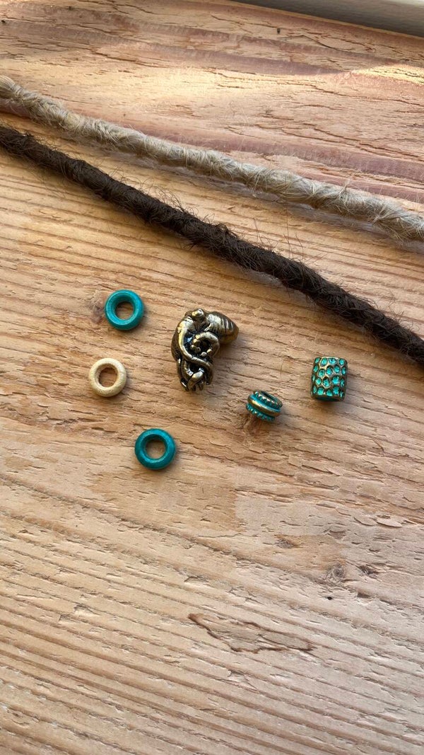 Dreadlock bead set Octopus 2