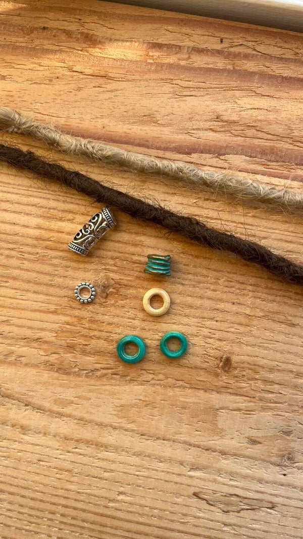Dreadlock bead set Boho 1