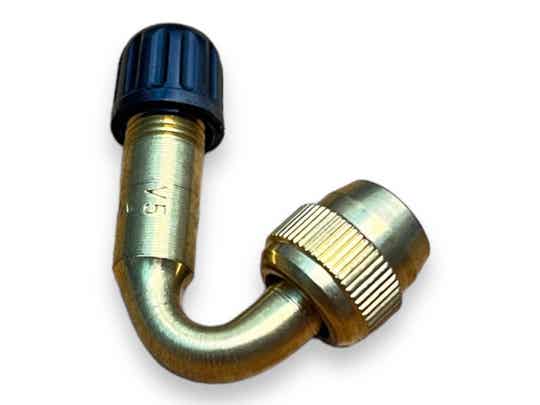 Haaks ventiel dubbellucht achteras