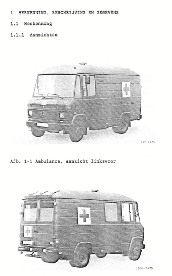 1e echelons onderhoud 508D Ambulance PDF online