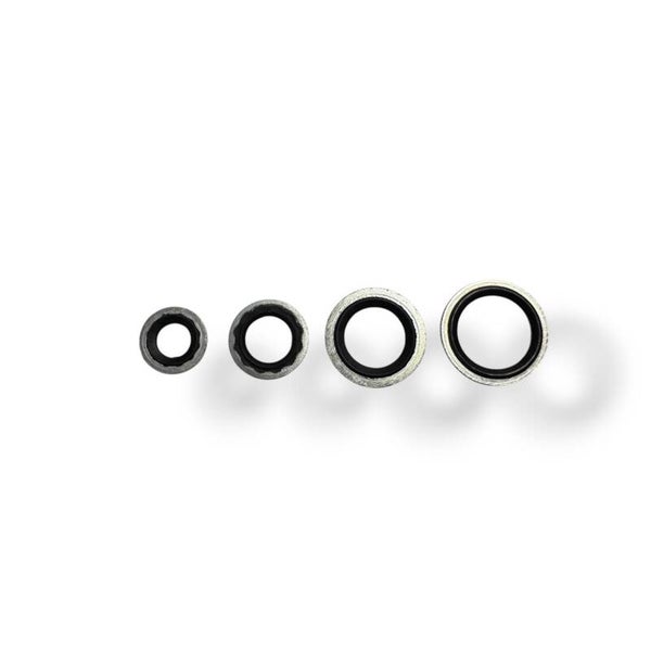 Afdichtring rubber gevuld 8 tot 17mm