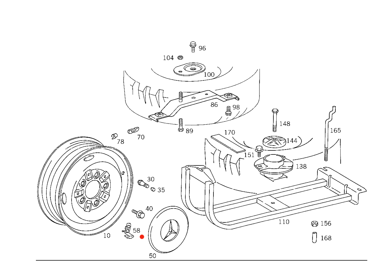 Wieldop clipje Mercedes Bremer T1