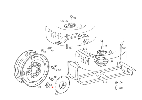Wieldop clipje Mercedes Bremer T1